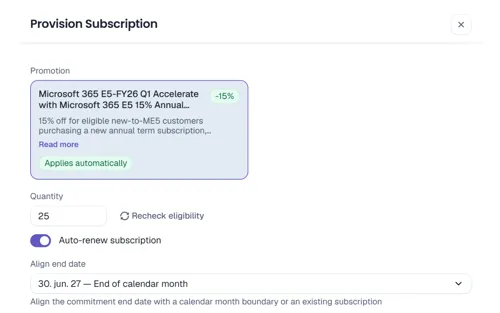 Provision Microsoft Subs 1400X1400